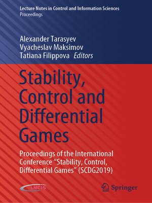 cover image of Stability, Control and Differential Games